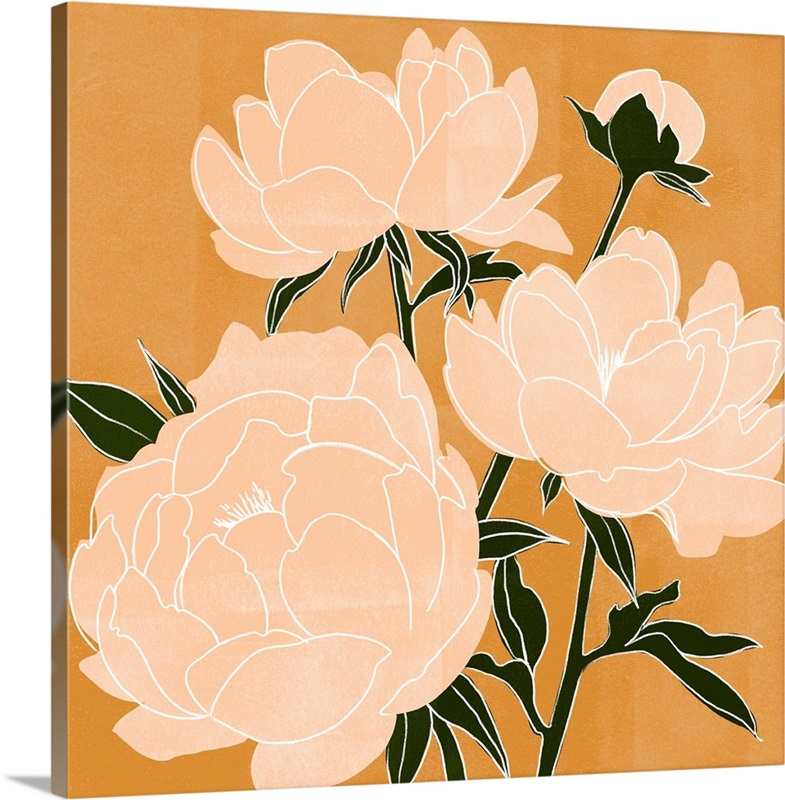 Modern Peonies II Wall Art, Canvas Prints, Framed Prints, Wall Peels Great Big Canvas