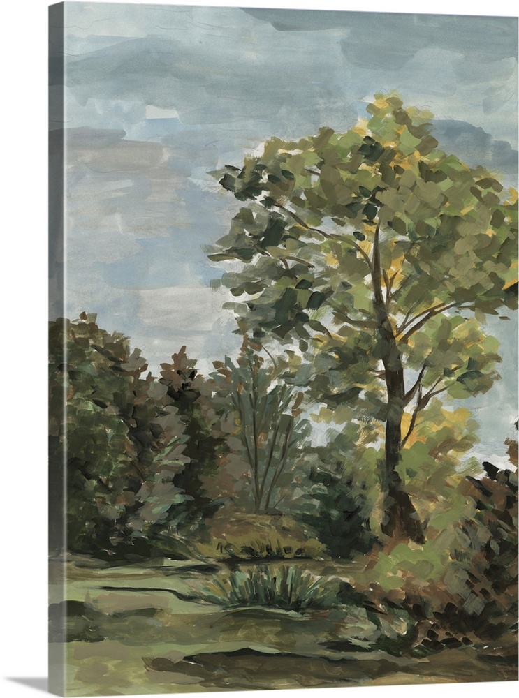 Ochre Autumn Meadow II