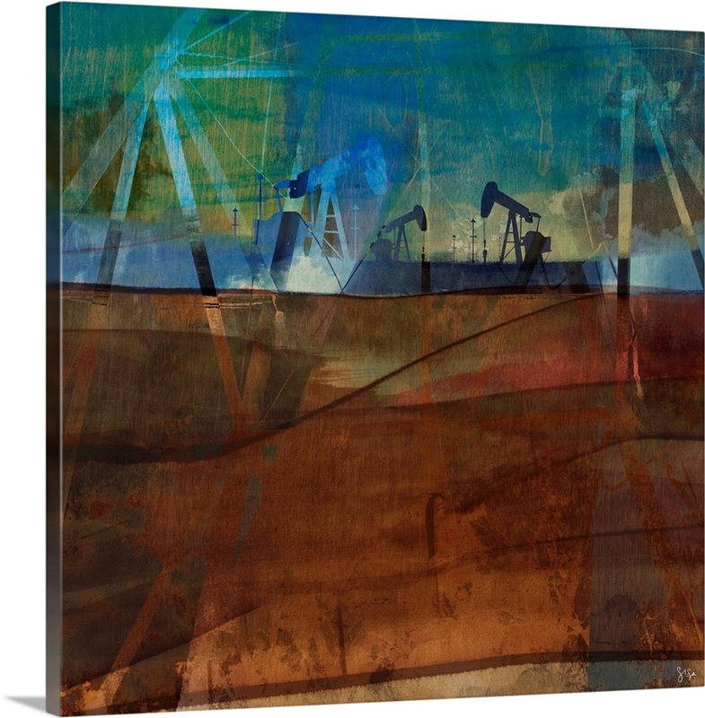 Oil Rig Abstraction II Wall Art, Canvas Prints, Framed Prints, Wall ...