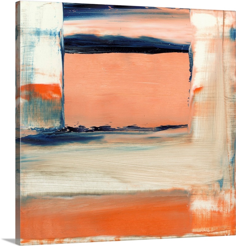 Orange & Blue II Great Big Canvas