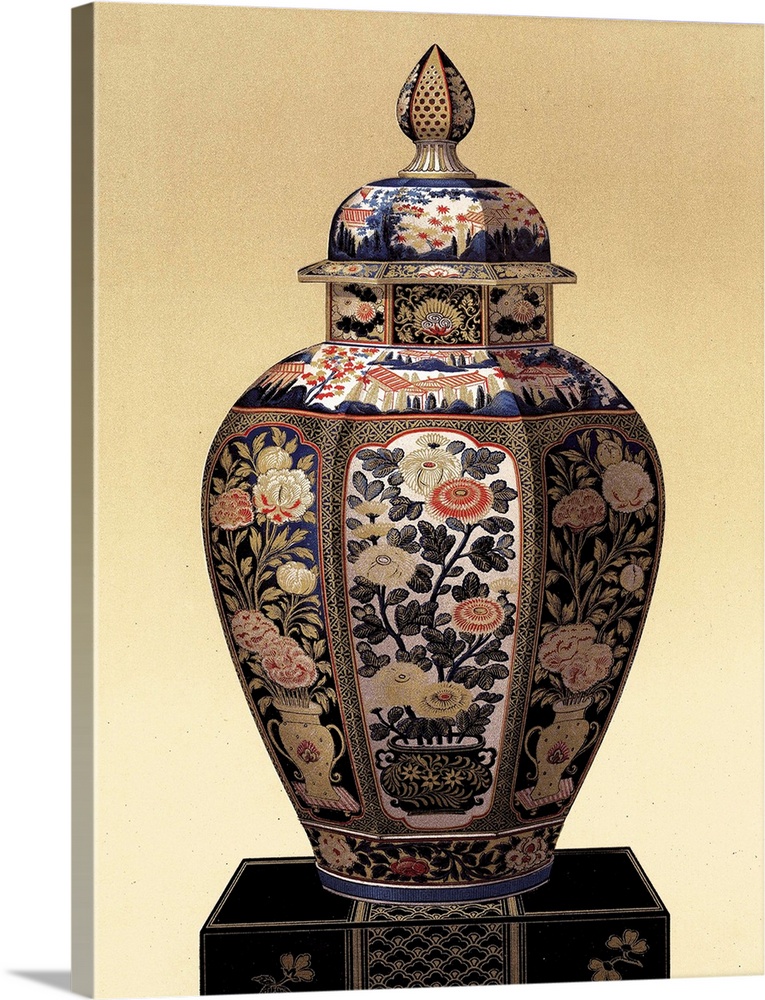 Oriental Blue Vase II