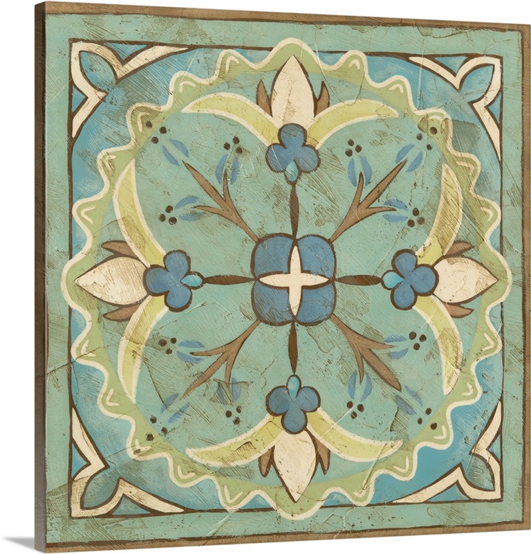 Ornamental Tile IV Wall Art, Canvas Prints, Framed Prints, Wall Peels