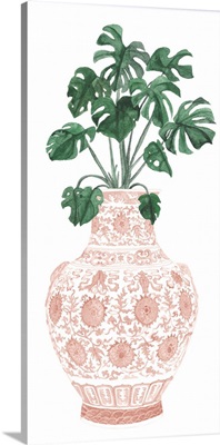 Palms In Pastel Vase I