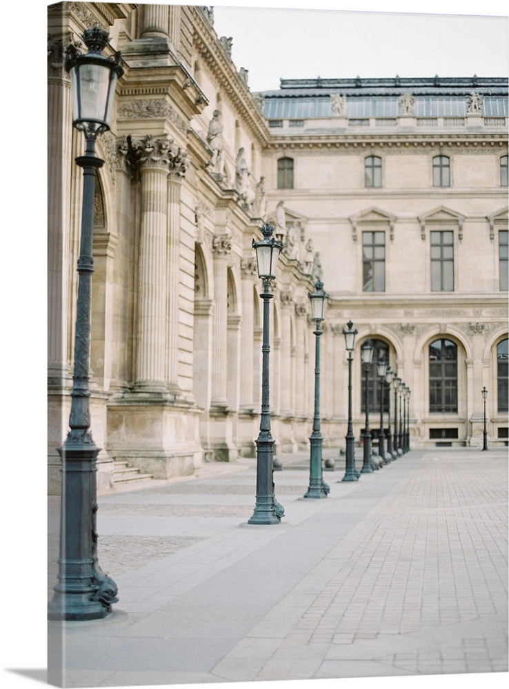 Photograph of the elegant architecture of Paris.