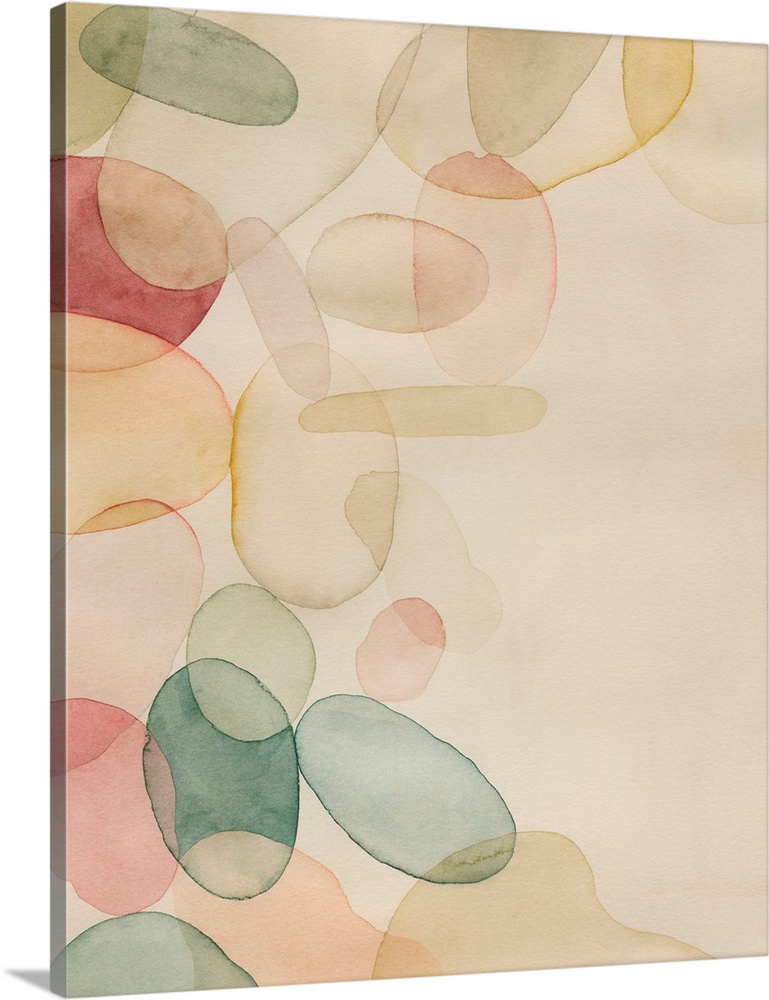 Pastel Rock River I
