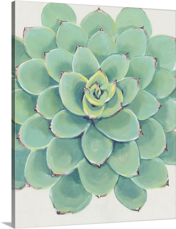 Pastel Succulent III | Great Big Canvas