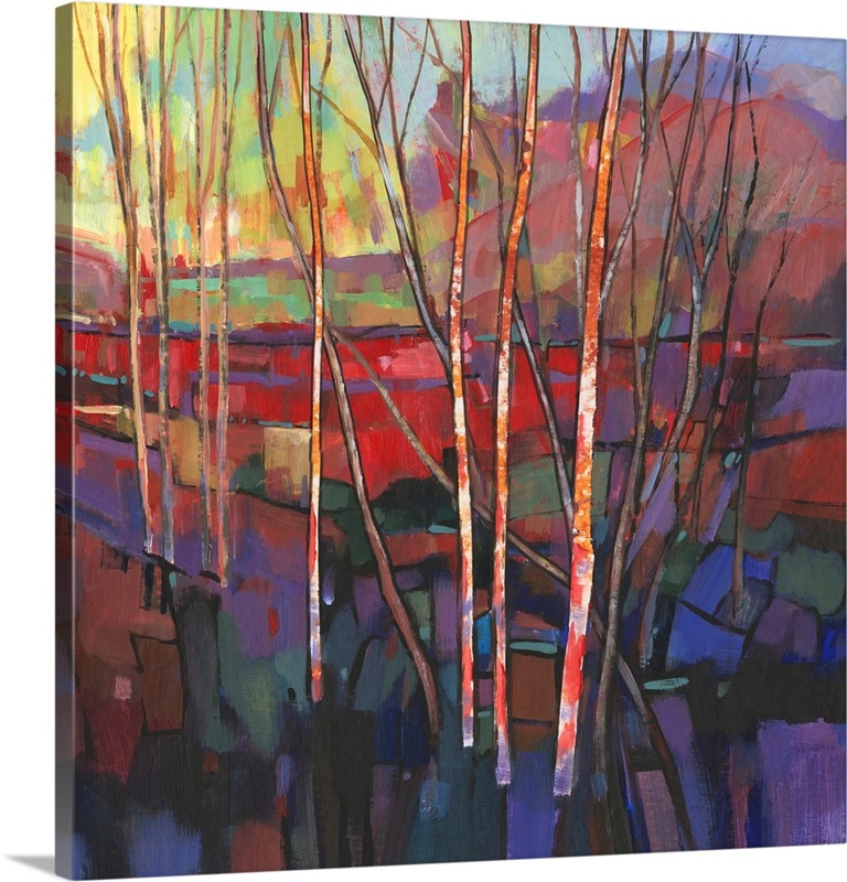 Patchwork Trees I | Great Big Canvas