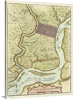 Petite Map of Philadelphia