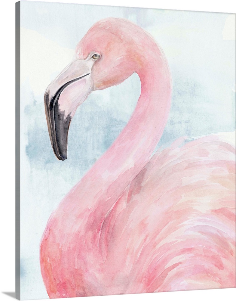 Pink Flamingo Portrait II