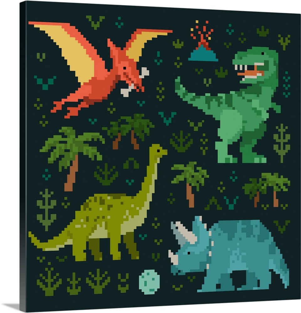 Pixel Dinos V