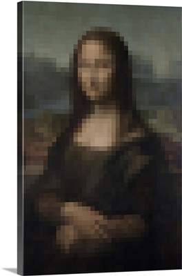 Pixelated Mona Lisa