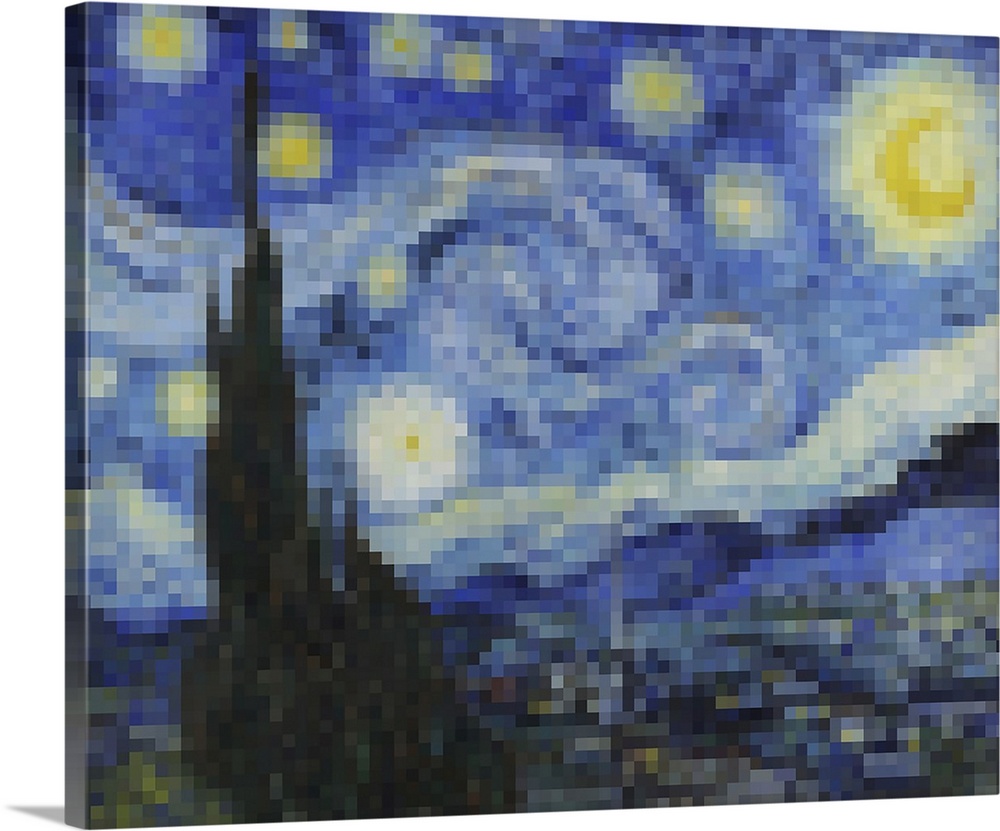 The Starry Night - Vincent van Gogh  Reproductions of famous paintings for  your wall