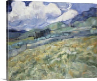 Pixelated Van Gogh Landscape