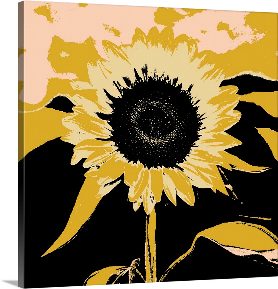Pop Art Sunflower IV