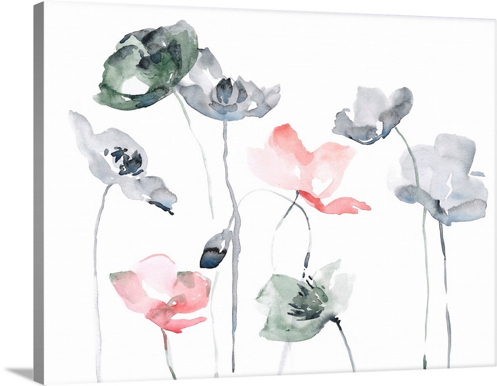 Poppy Haze II Wall Art, Canvas Prints, Framed Prints, Wall Peels