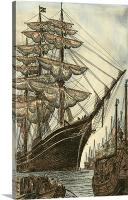 Printed Majestic Ship II