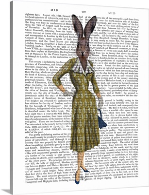 Rabbit In Mustard Dress