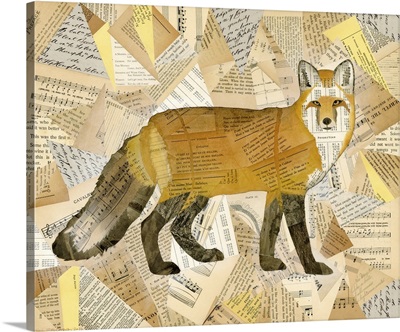 Red Fox Collage I