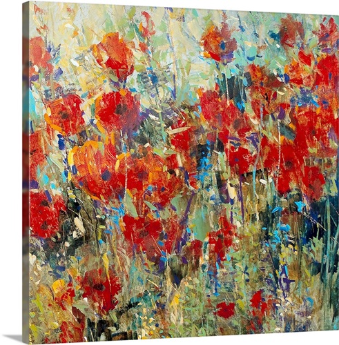 Red Poppy Field II | Great Big Canvas