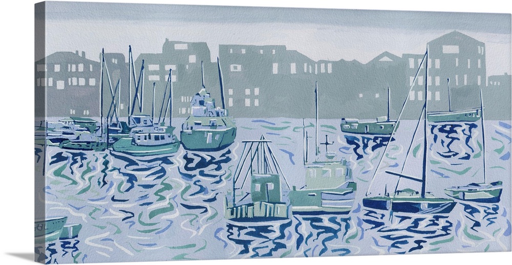 Reflections Of A Harbor City II
