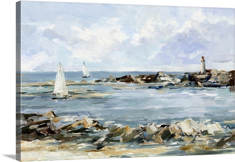 Rocky Shore Coastline II | Great Big Canvas