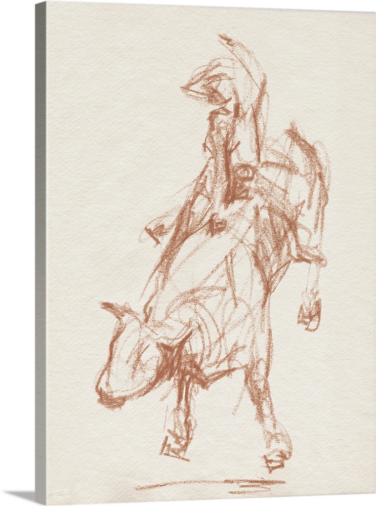 Rodeo Gestures In Sepia I
