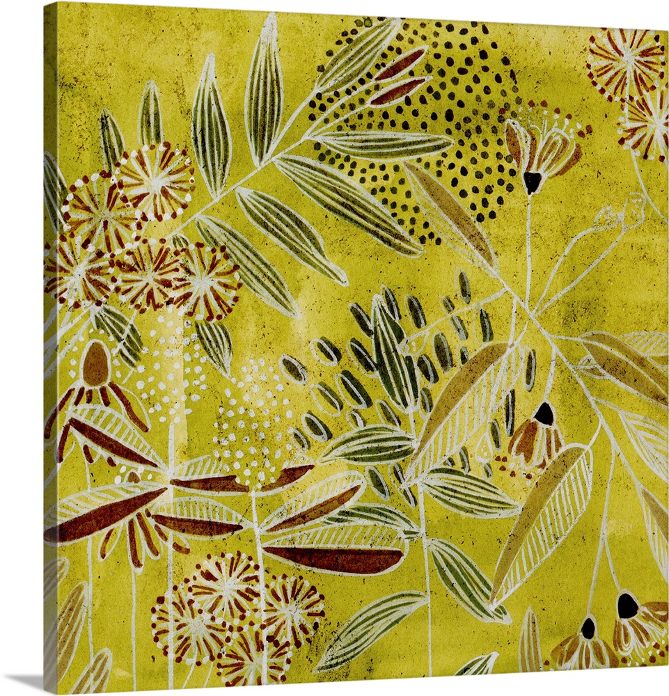 Saffron Wallflowers I