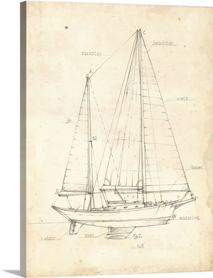 Sailboat Blueprint VI