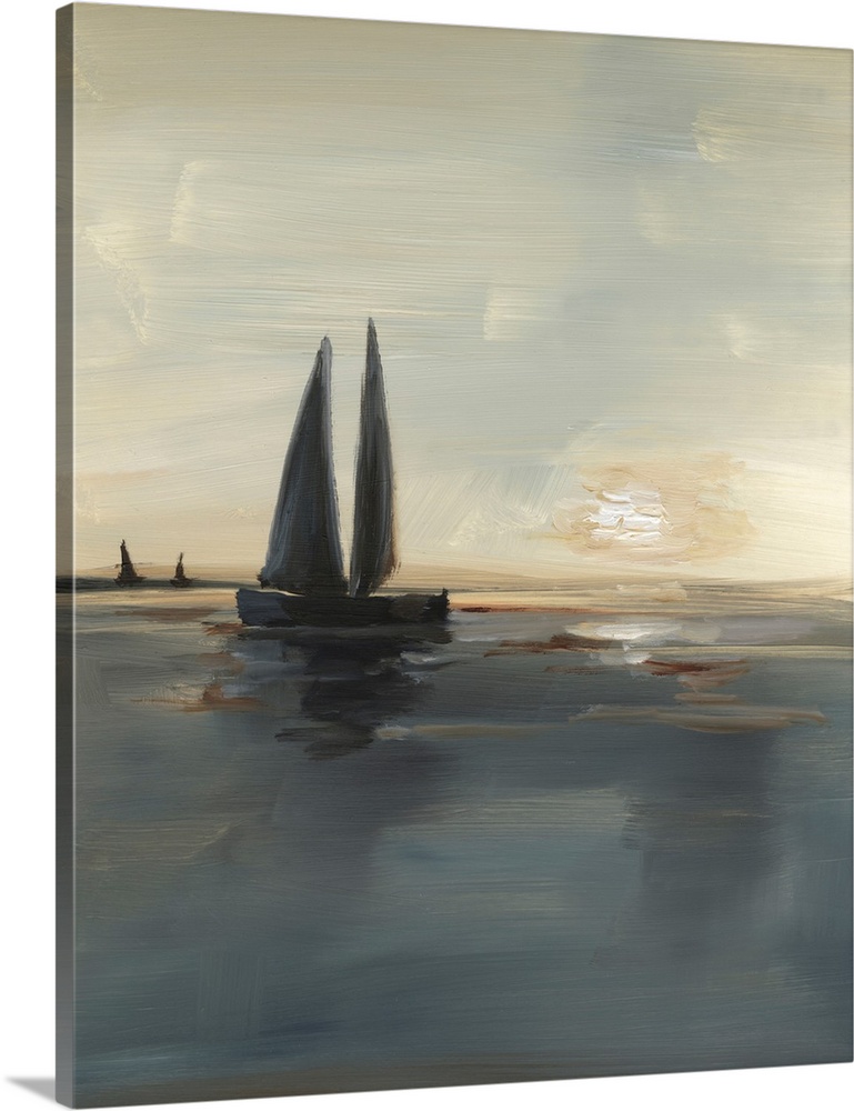 Sailing At Sunset I