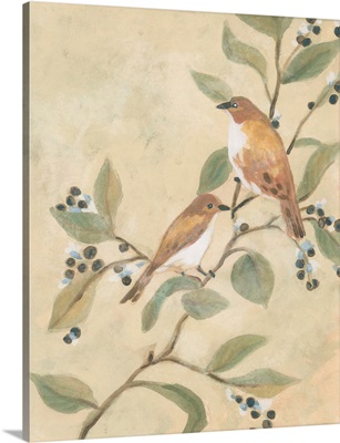 Songbird On Branch Fresco I