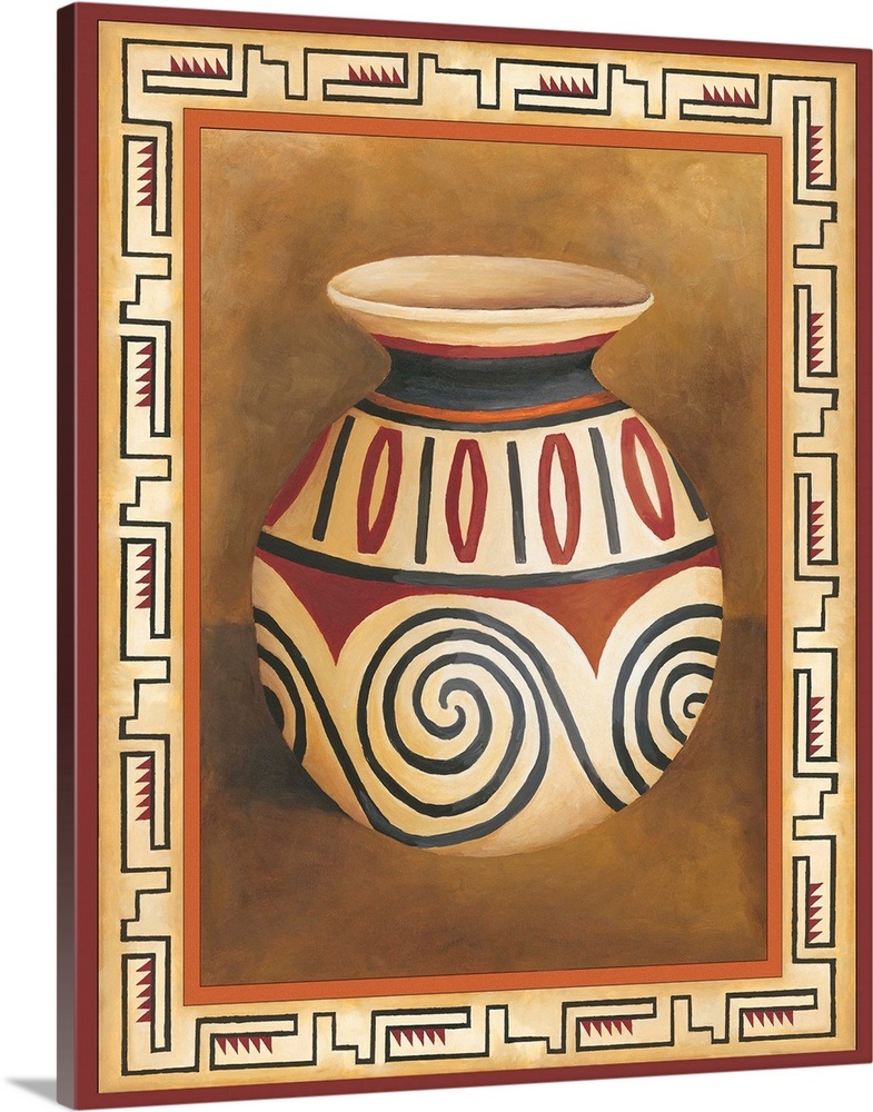 Southwest Pottery IV Wall Art, Canvas Prints, Framed Prints, Wall Peels