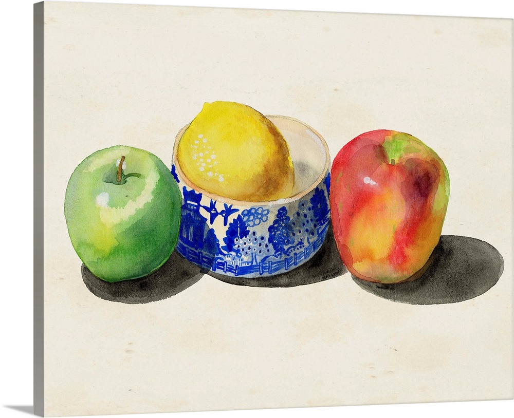 Still Life with Apples and Lemon I
