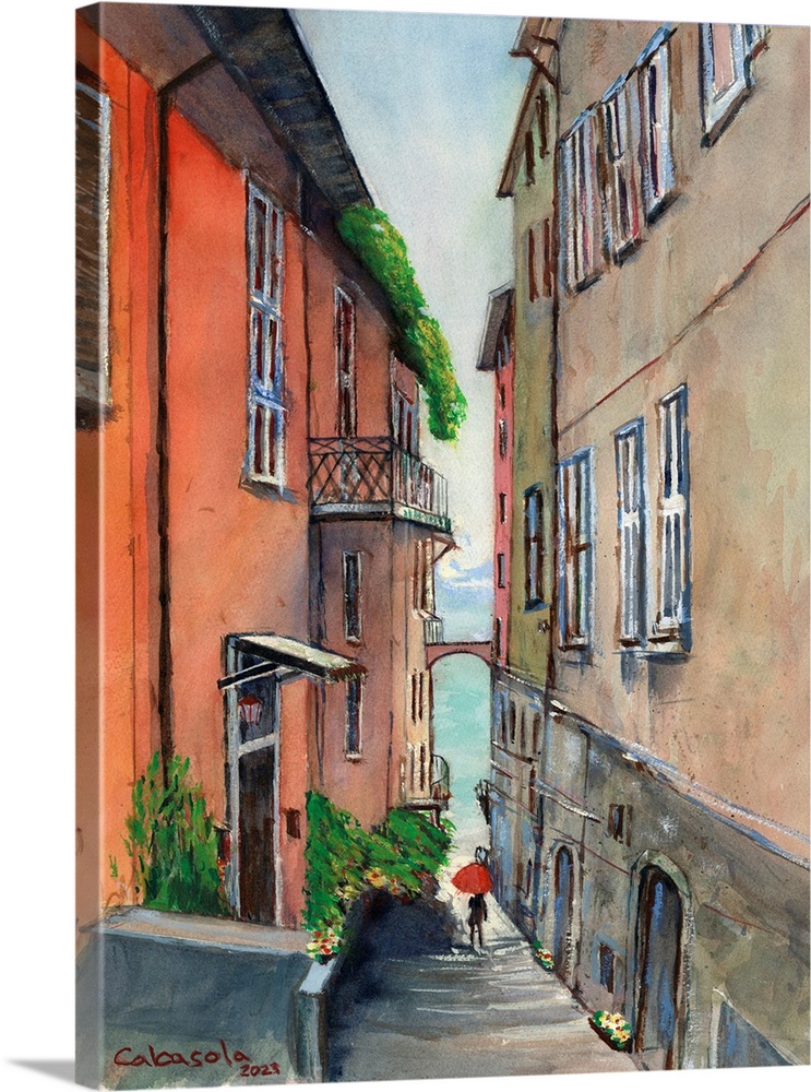 Street View Of Lake Como