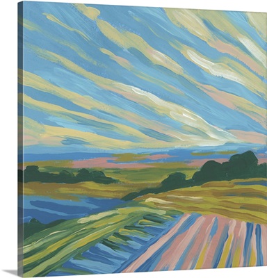 Striped Fields I