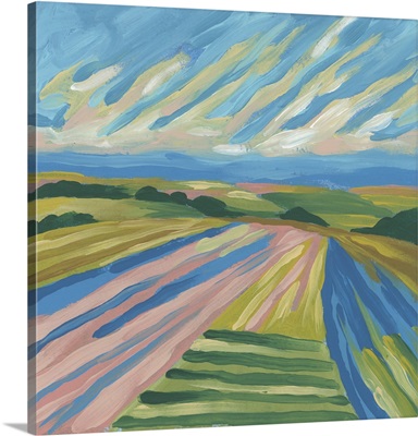 Striped Fields II