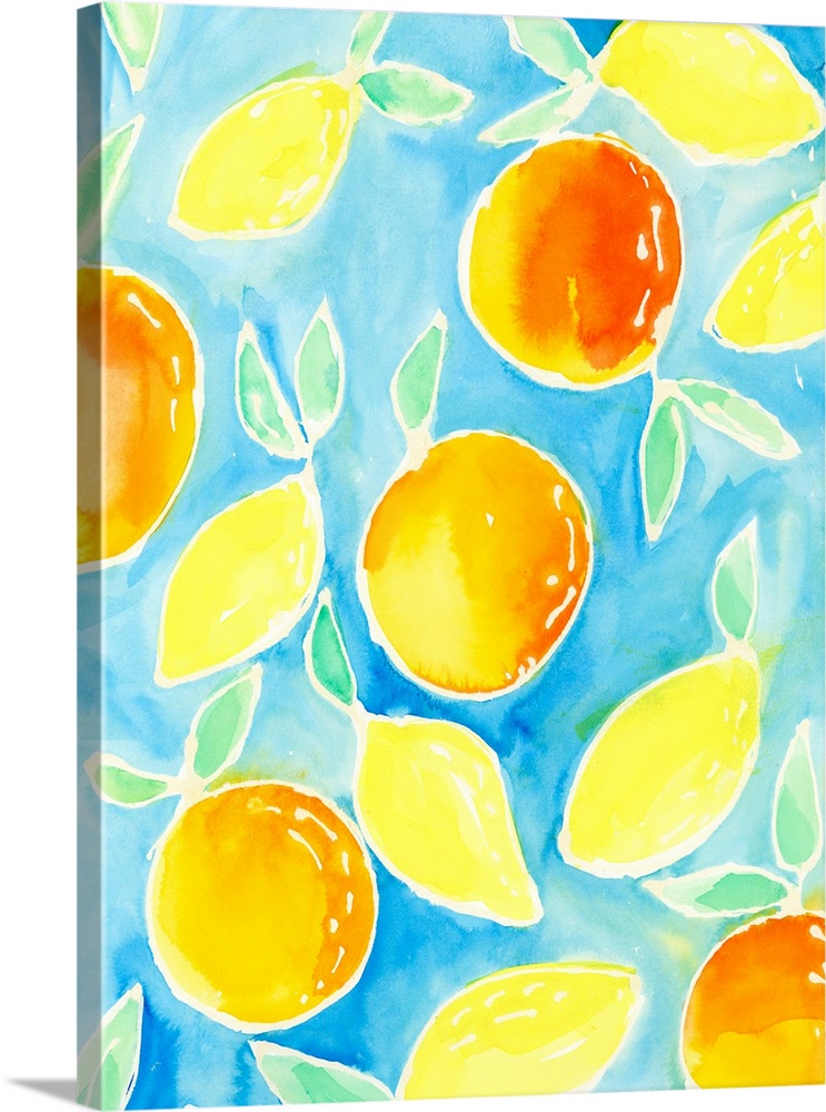 Citrus Summer II Art: Canvas Prints, Frames & Posters