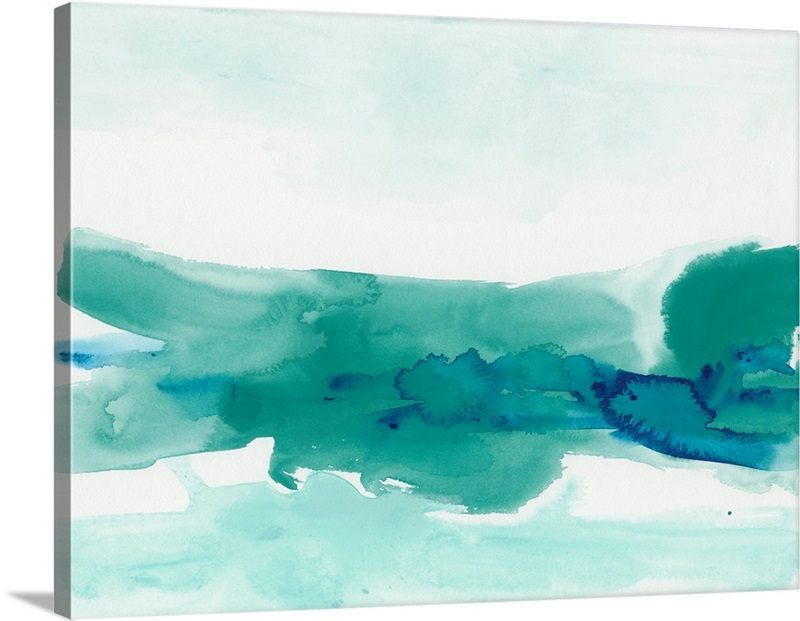 Teal Coast II Wall Art, Canvas Prints, Framed Prints, Wall Peels