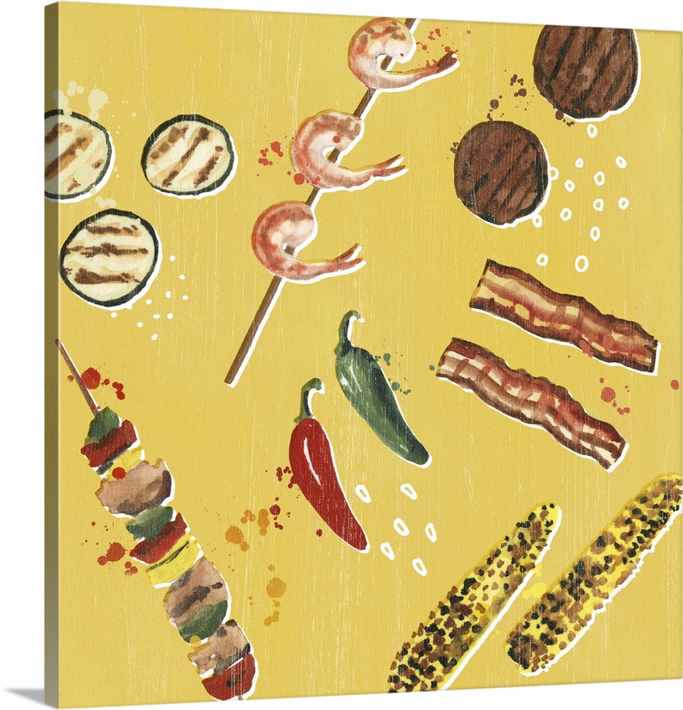 Throw it on the Grill I Wall Art, Canvas Prints, Framed Prints, Wall