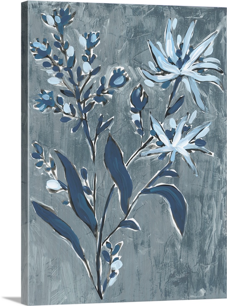 Vintage Navy Sprig I