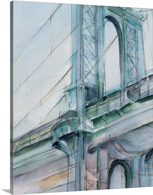 Watercolor Bridge Study I