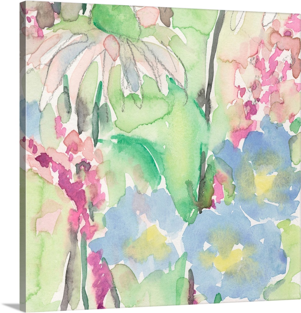Watercolor Floral Accent II