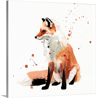 Watercolor Fox I