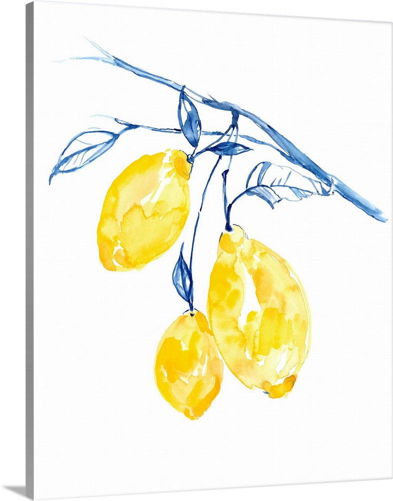 Watercolor Lemons II