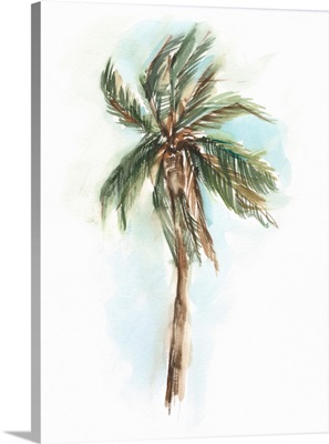 Watercolor Palm Study I