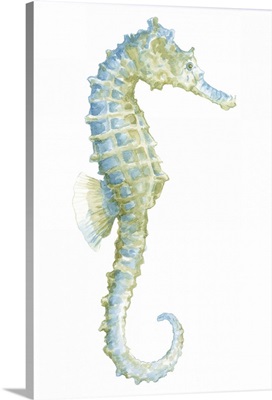 Watercolor Seahorse I