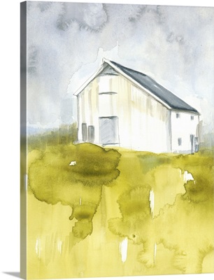 Watercolor Illustration of the Barn at Grace Hill — Emilime Designs