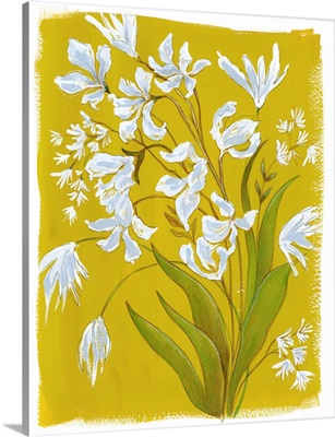 White Blooms In Yellow Field I