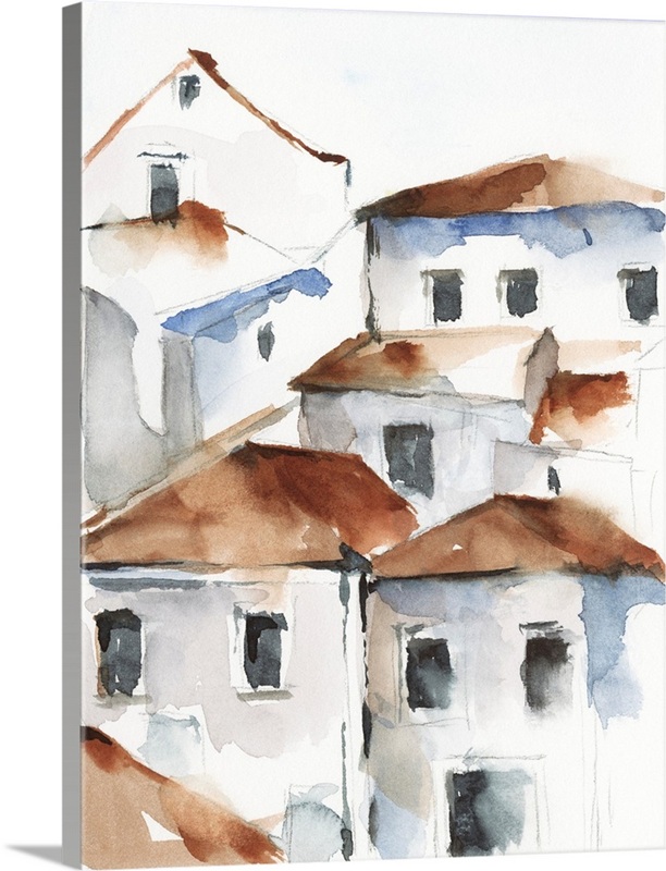 White Cottages IV | Great Big Canvas