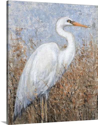 White Heron I | Great Big Canvas