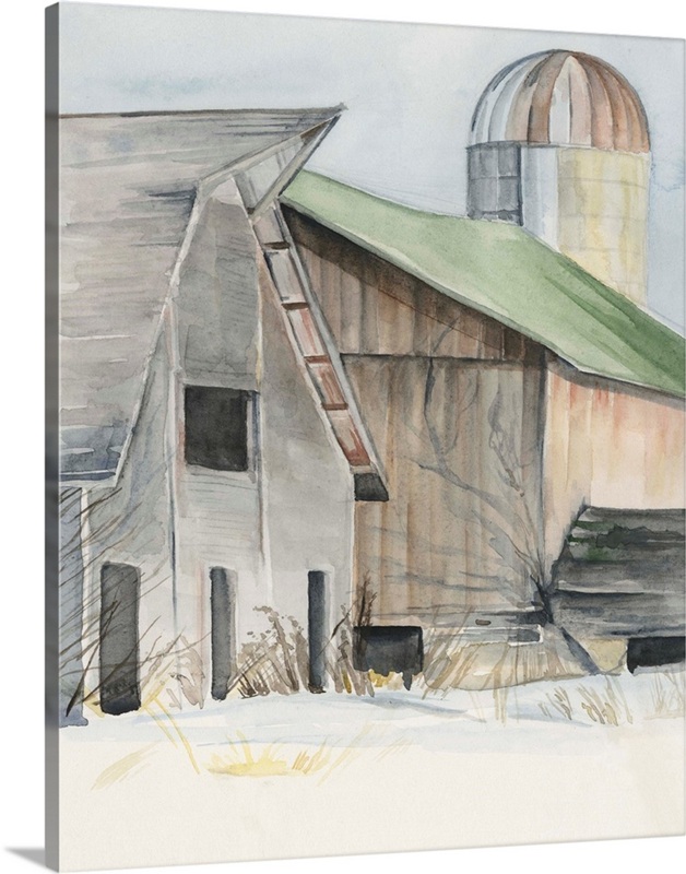 Winter Barn II | Great Big Canvas